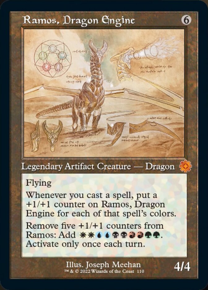 Ramos, Dragon Engine (Retro Schematic) [The Brothers' War Retro Artifacts] | Good Games Cannington