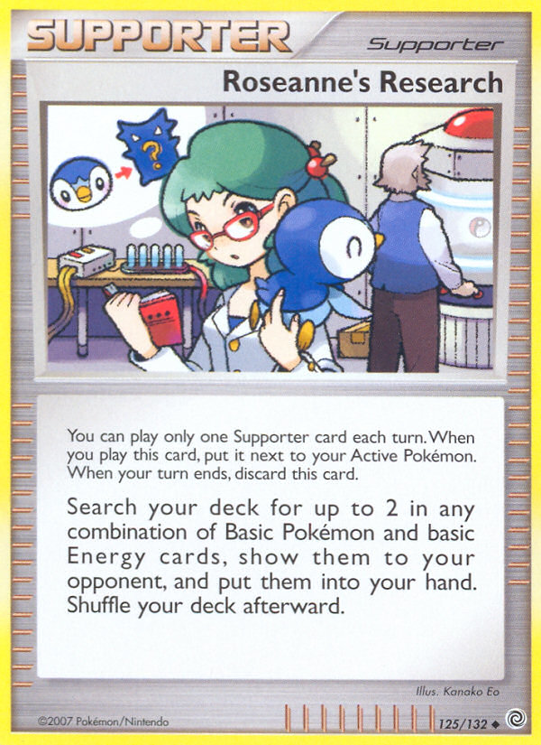 Roseanne's Research (125/132) [Diamond & Pearl: Secret Wonders] | Good Games Cannington