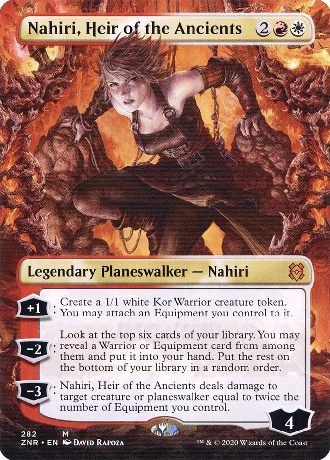 Nahiri, Heir of the Ancients (Borderless) [Zendikar Rising] | Good Games Cannington