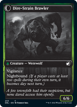 Tireless Hauler // Dire-Strain Brawler [Innistrad: Double Feature] | Good Games Cannington