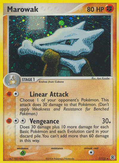 Marowak (7/112) [EX: FireRed & LeafGreen] | Good Games Cannington