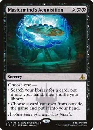 Mastermind's Acquisition [Rivals of Ixalan] | Good Games Cannington