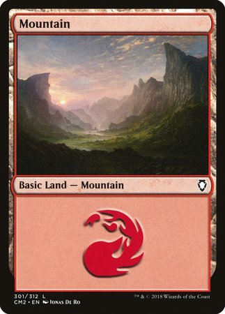 Mountain (301) [Commander Anthology Volume II] | Good Games Cannington