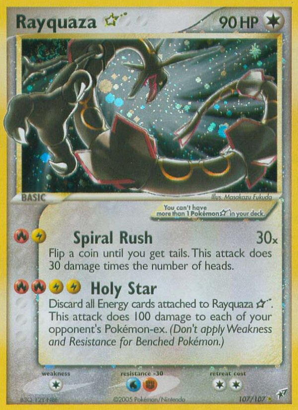 Rayquaza Star (107/107) [EX: Deoxys] | Good Games Cannington