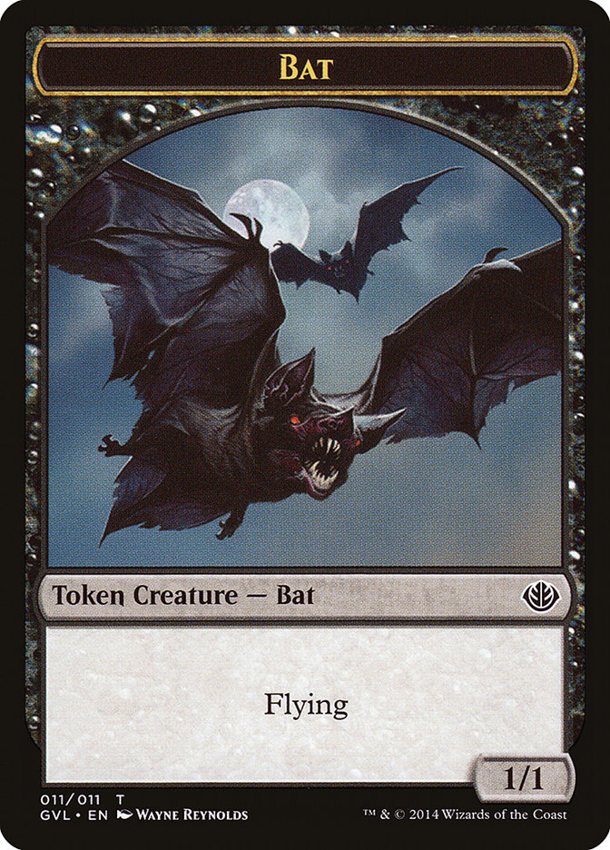 Bat Token (Garruk vs. Liliana) [Duel Decks Anthology Tokens] | Good Games Cannington