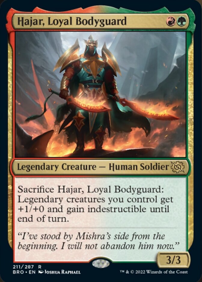 Hajar, Loyal Bodyguard [The Brothers' War] | Good Games Cannington