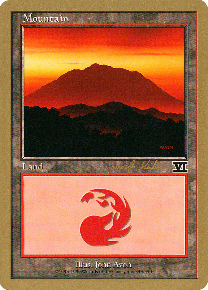 Mountain (jk343) (Janosch Kuhn) [World Championship Decks 2000] | Good Games Cannington
