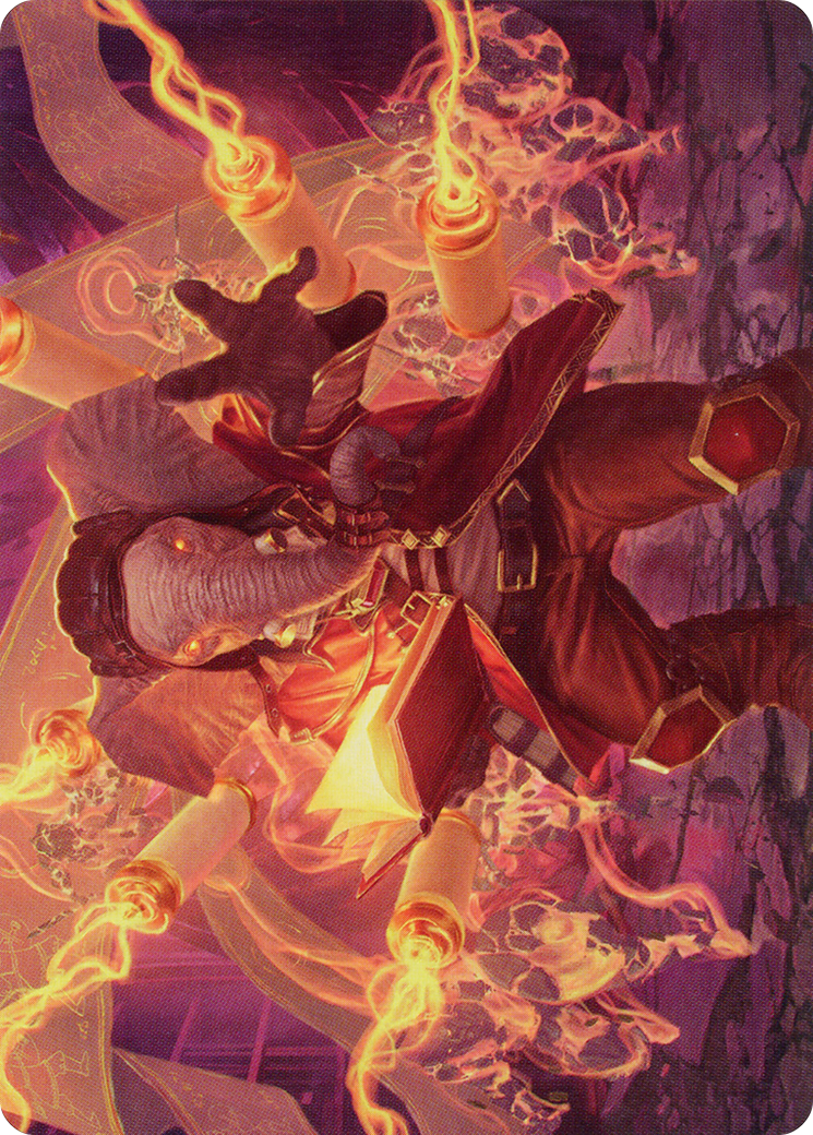 Quintorius, Loremaster Art Card (52) [March of the Machine Art Series] | Good Games Cannington