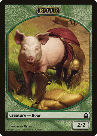 Boar Token [Theros Tokens] | Good Games Cannington