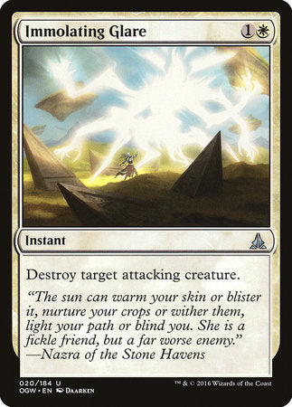 Immolating Glare [Oath of the Gatewatch] | Good Games Cannington
