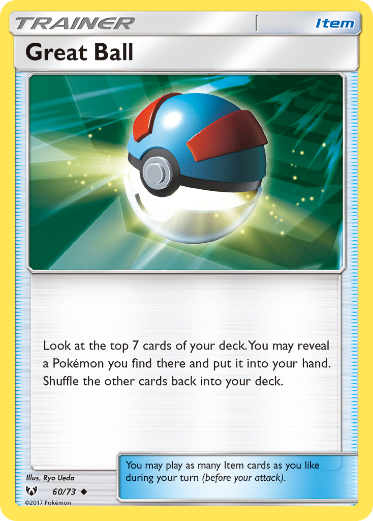 Great Ball (60/73) [Sun & Moon: Shining Legends] | Good Games Cannington