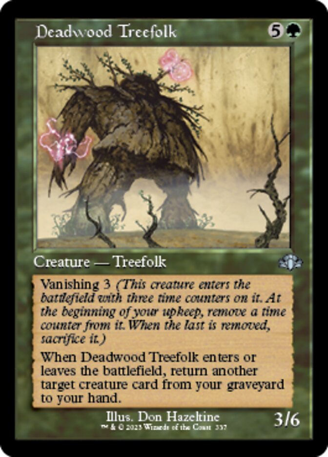 Deadwood Treefolk (Retro) [Dominaria Remastered] | Good Games Cannington