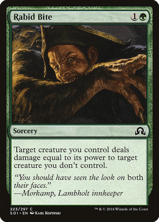 Rabid Bite [Shadows over Innistrad] | Good Games Cannington