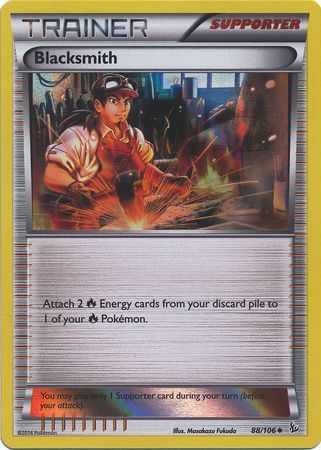 Blacksmith (88/106) (Sheen Holo Pyroar Collection Exclusive) [XY: Flashfire] | Good Games Cannington