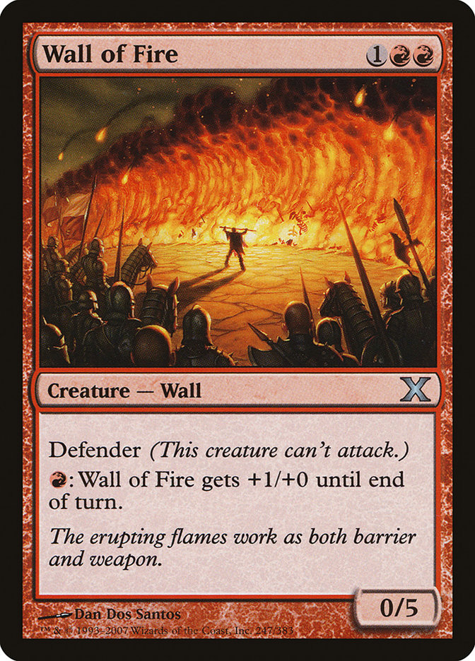 Wall of Fire [Tenth Edition] | Good Games Cannington