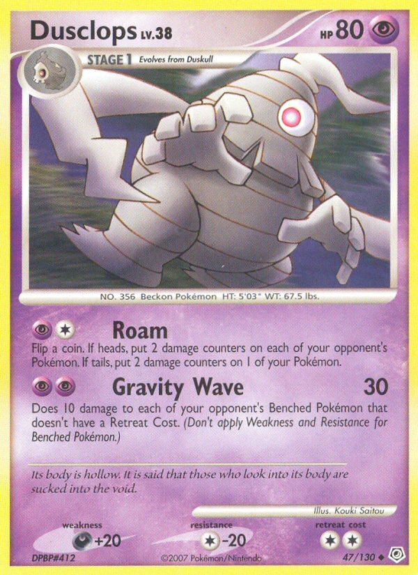 Dusclops (47/130) [Diamond & Pearl: Base Set] | Good Games Cannington