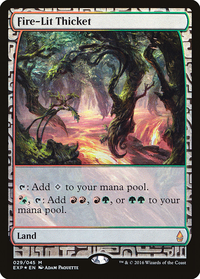 Fire-Lit Thicket [Zendikar Expeditions] | Good Games Cannington