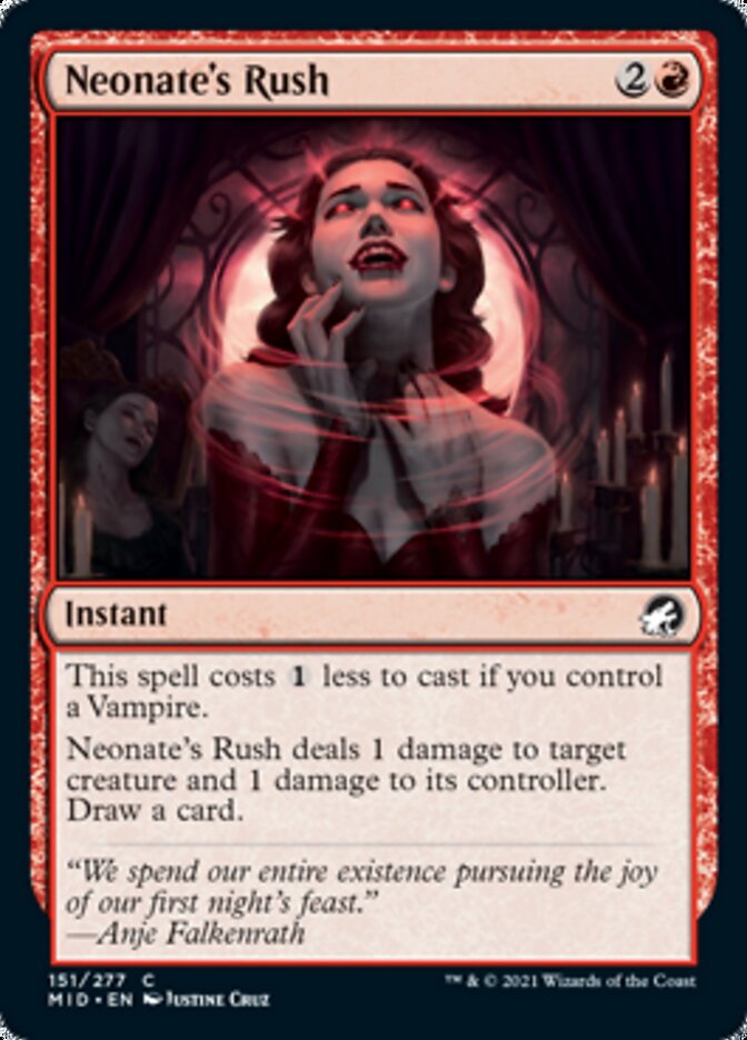 Neonate's Rush [Innistrad: Midnight Hunt] | Good Games Cannington
