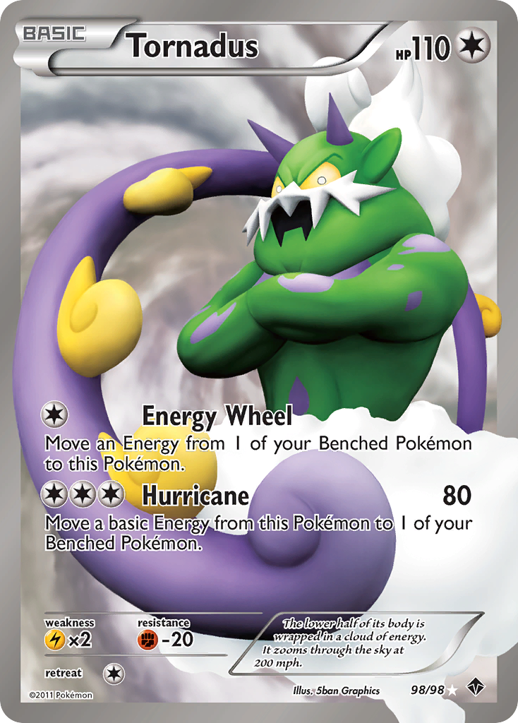 Tornadus (98/98) [Black & White: Emerging Powers] | Good Games Cannington