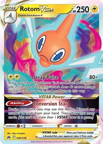 Rotom VSTAR (046/159) [Sword & Shield: Crown Zenith] | Good Games Cannington
