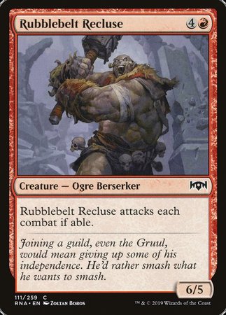 Rubblebelt Recluse [Ravnica Allegiance] | Good Games Cannington