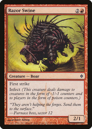 Razor Swine [New Phyrexia] | Good Games Cannington