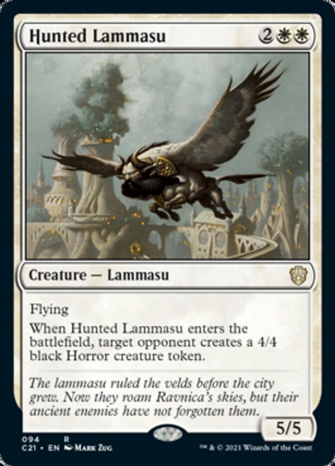 Hunted Lammasu [Commander 2021] | Good Games Cannington