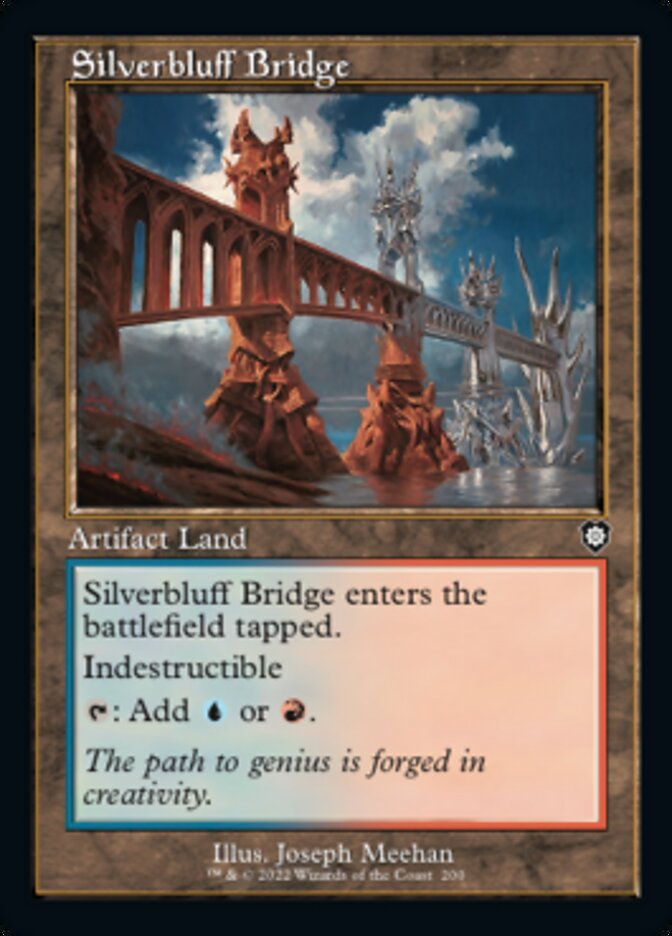 Silverbluff Bridge (Retro) [The Brothers' War Commander] | Good Games Cannington