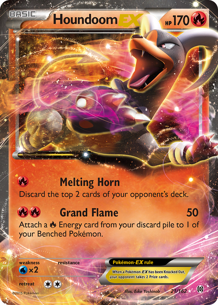 Houndoom EX (21/162) [XY: BREAKthrough] | Good Games Cannington