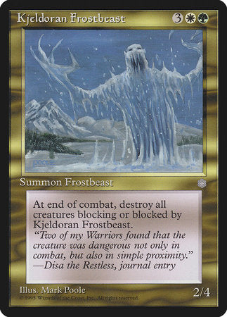 Kjeldoran Frostbeast [Ice Age] | Good Games Cannington