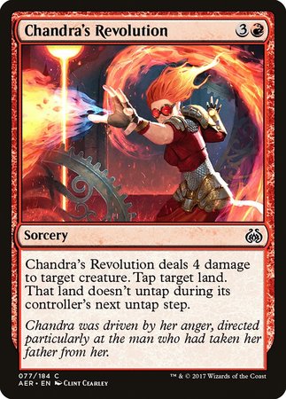 Chandra's Revolution [Aether Revolt] | Good Games Cannington