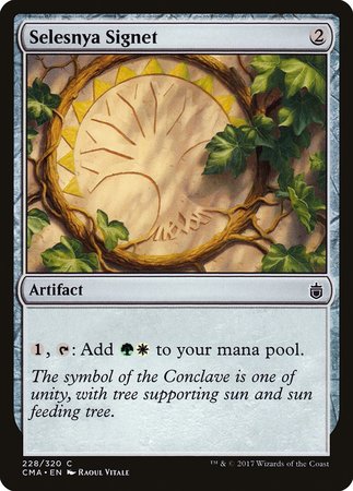 Selesnya Signet [Commander Anthology] | Good Games Cannington
