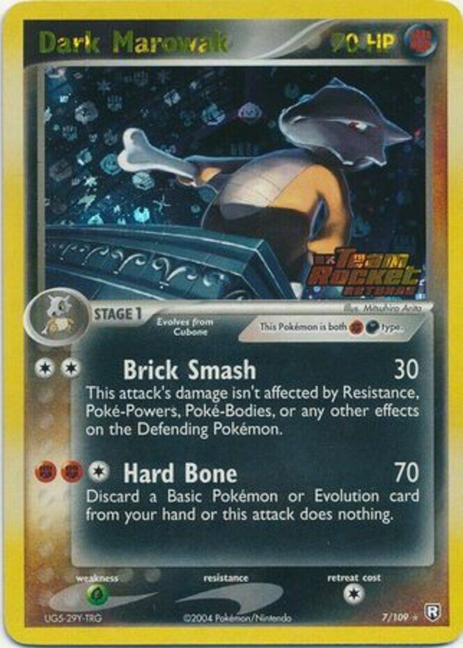 Dark Marowak (7/109) (Stamped) [EX: Team Rocket Returns] | Good Games Cannington