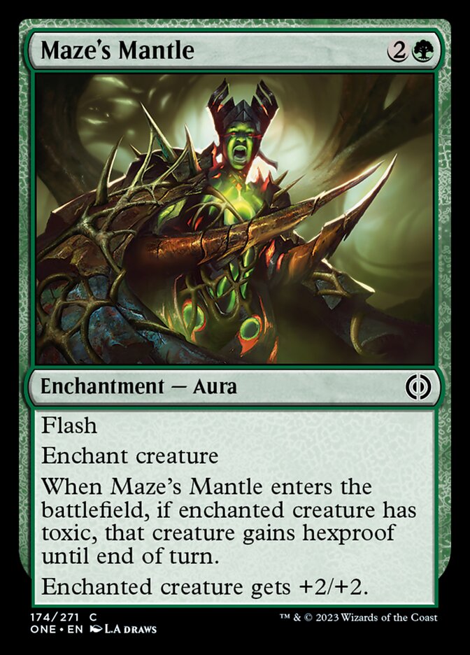Maze's Mantle [Phyrexia: All Will Be One] | Good Games Cannington