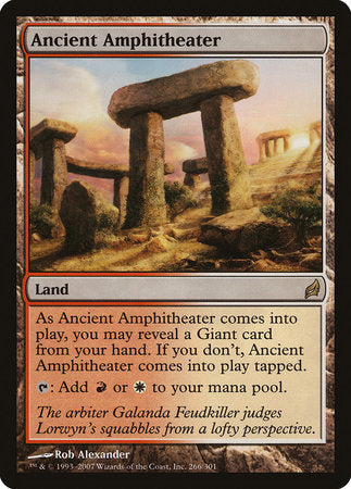 Ancient Amphitheater [Lorwyn] | Good Games Cannington