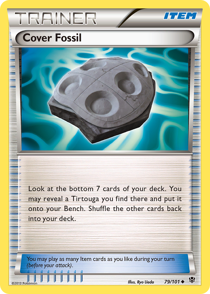 Cover Fossil (79/101) [Black & White: Plasma Blast] | Good Games Cannington