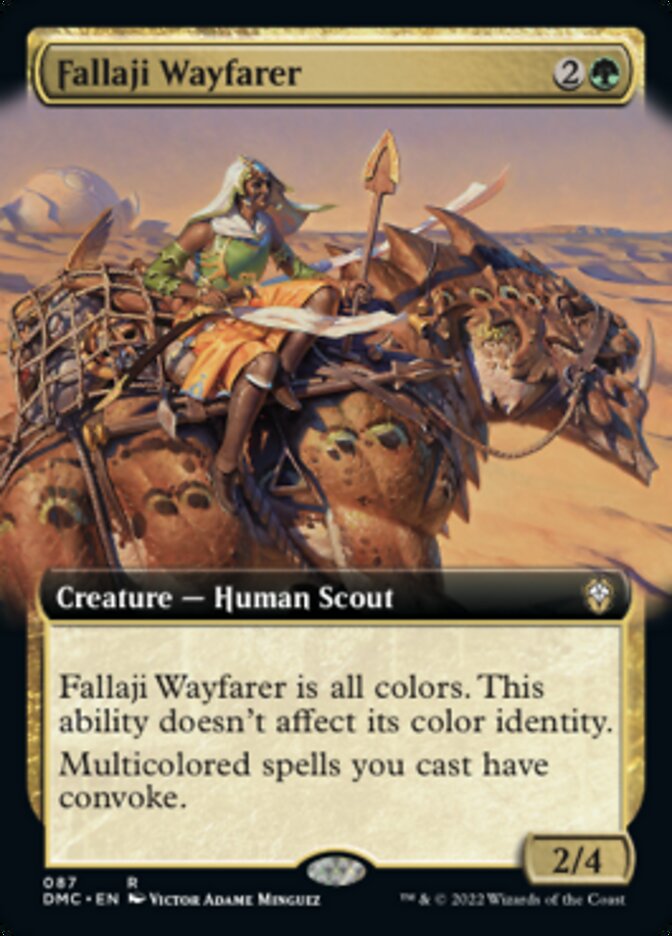 Fallaji Wayfarer (Extended Art) [Dominaria United Commander] | Good Games Cannington