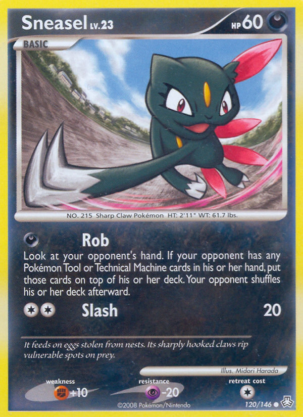 Sneasel (120/146) [Diamond & Pearl: Legends Awakened] | Good Games Cannington