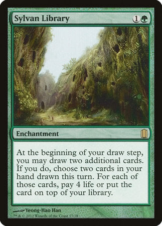 Sylvan Library [Commander's Arsenal] | Good Games Cannington