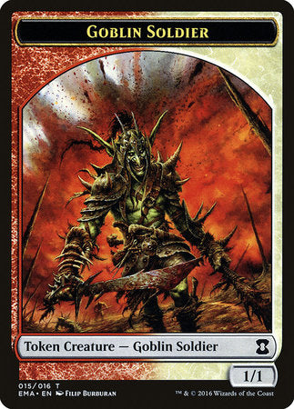 Goblin Soldier Token [Eternal Masters Tokens] | Good Games Cannington