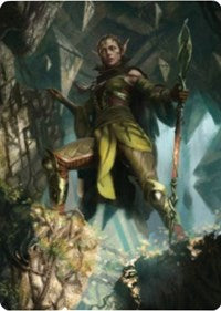 Nissa of Shadowed Boughs 1 Art Card [Zendikar Rising Art Series] | Good Games Cannington