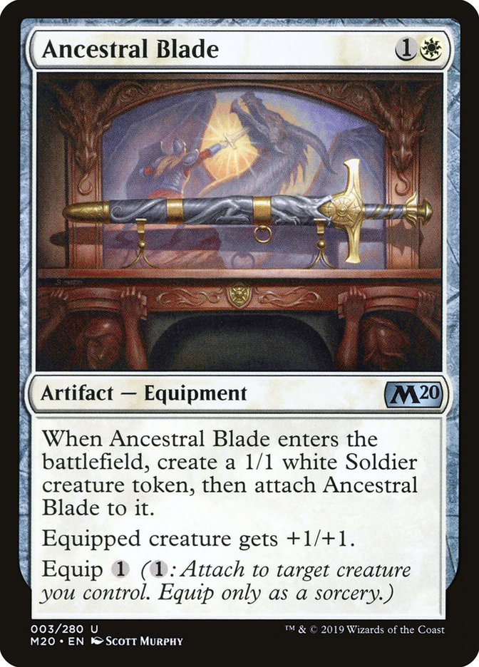 Ancestral Blade [Core Set 2020] | Good Games Cannington