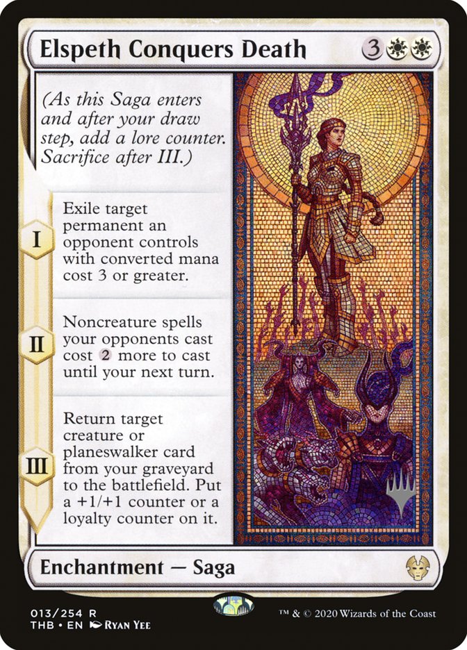 Elspeth Conquers Death (Promo Pack) [Theros Beyond Death Promos] | Good Games Cannington