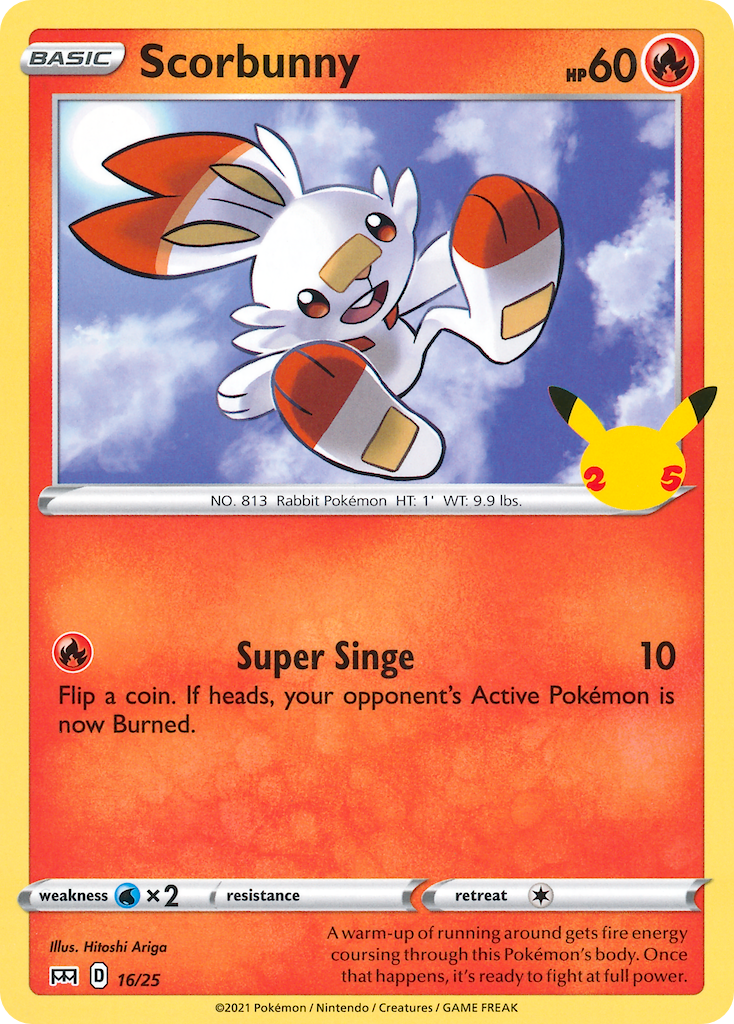 Scorbunny (16/25) [McDonald's 25th Anniversary] | Good Games Cannington