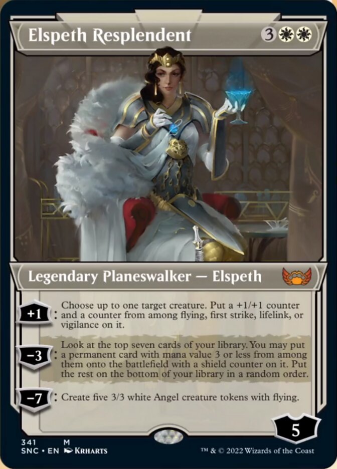 Elspeth Resplendent (Showcase Art Deco) [Streets of New Capenna] | Good Games Cannington