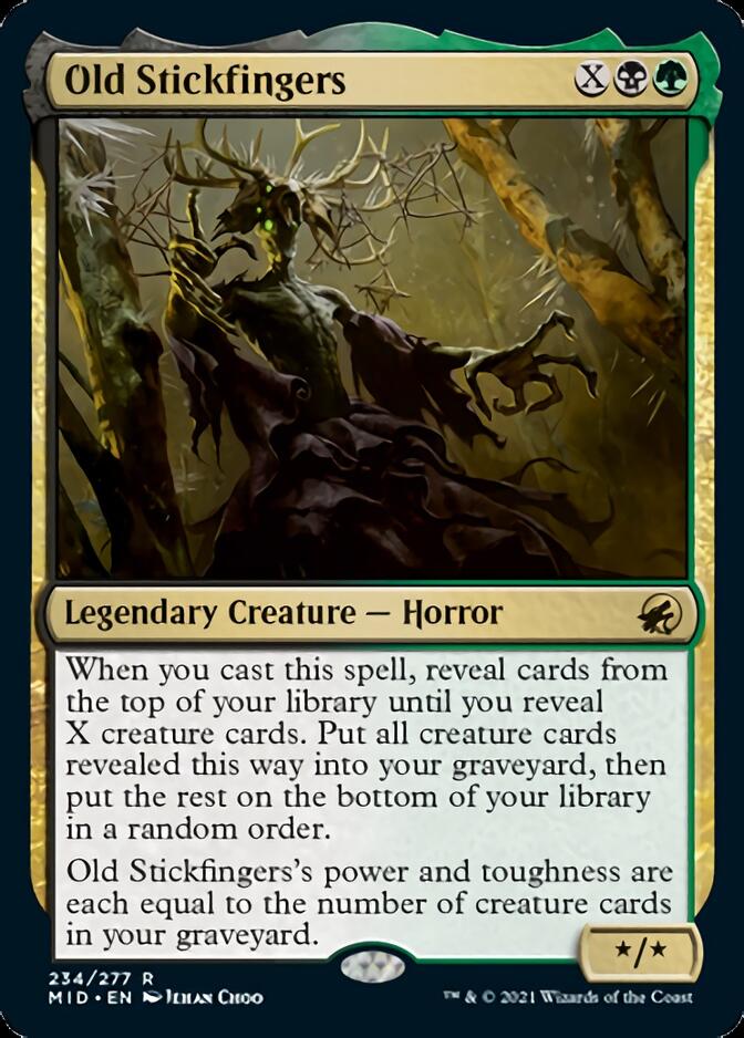 Old Stickfingers [Innistrad: Midnight Hunt] | Good Games Cannington