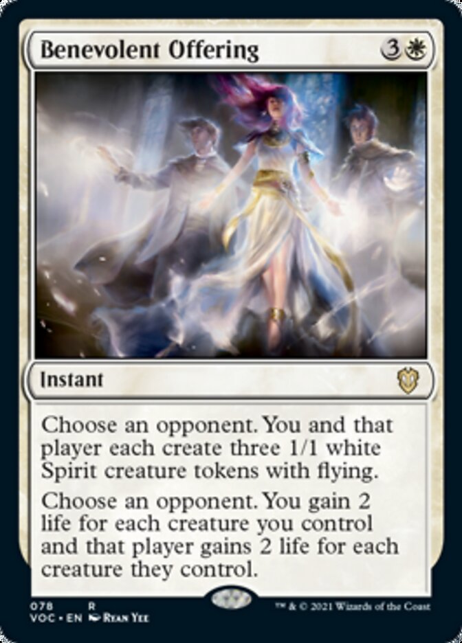 Benevolent Offering [Innistrad: Crimson Vow Commander] | Good Games Cannington
