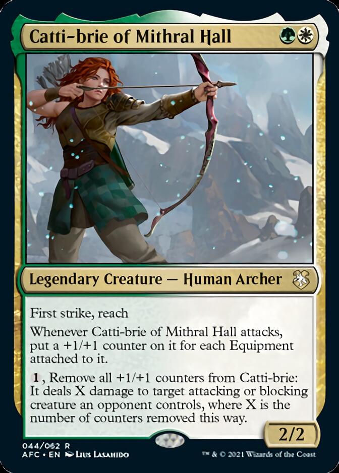 Catti-brie of Mithral Hall [Dungeons & Dragons: Adventures in the Forgotten Realms Commander] | Good Games Cannington