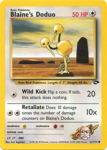 Blaine's Doduo (61/132) [Gym Challenge Unlimited] | Good Games Cannington