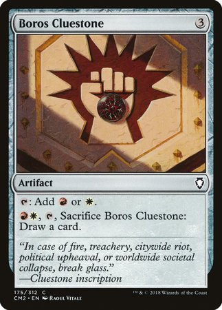 Boros Cluestone [Commander Anthology Volume II] | Good Games Cannington